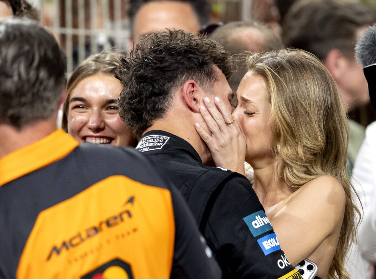 Ο Λάντο Νόρις με την κοπέλα του Μαργκαρίτα Κορσέιρο