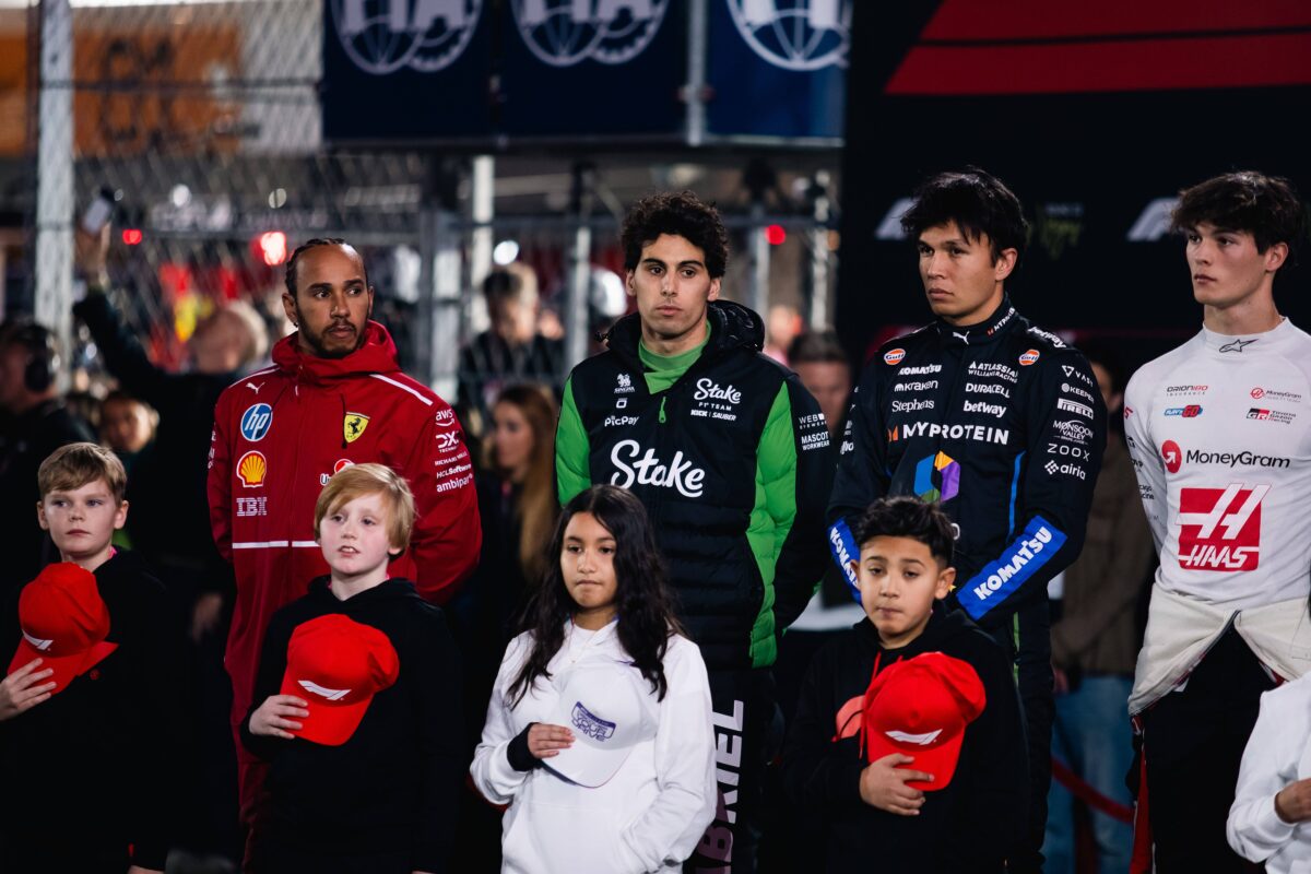 Λιούις Χάμιλτον, Γκάμπριελ Μπορτολέτο, Άλεξ Άλμπον και Όλιβερ Μπέρμαν