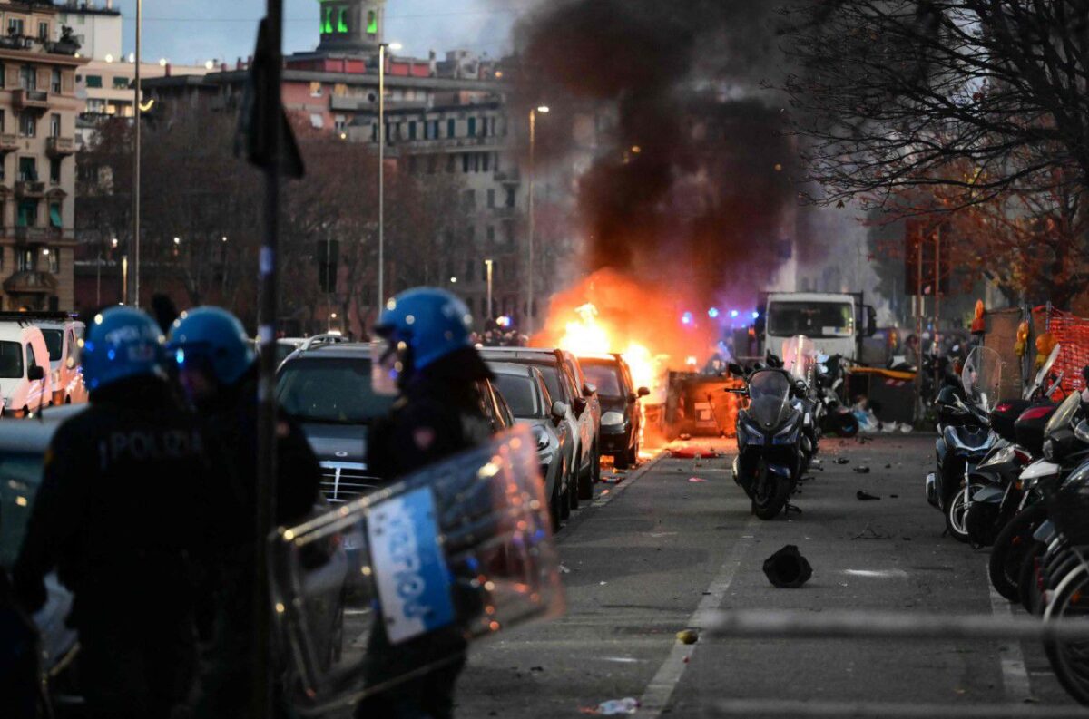 Σοβαρά επεισόδια πριν τον αγώνα Τζένοα – Ιντερ (vid)