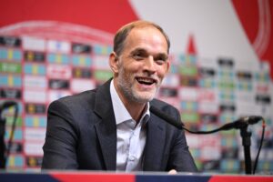 Ο Τόμας Τούχελ στην παρουσίαση της FA