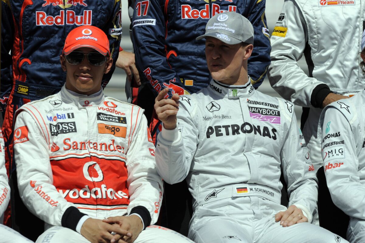 Λιούις Χάμιλτον και Μίκαελ Σουμάχερ