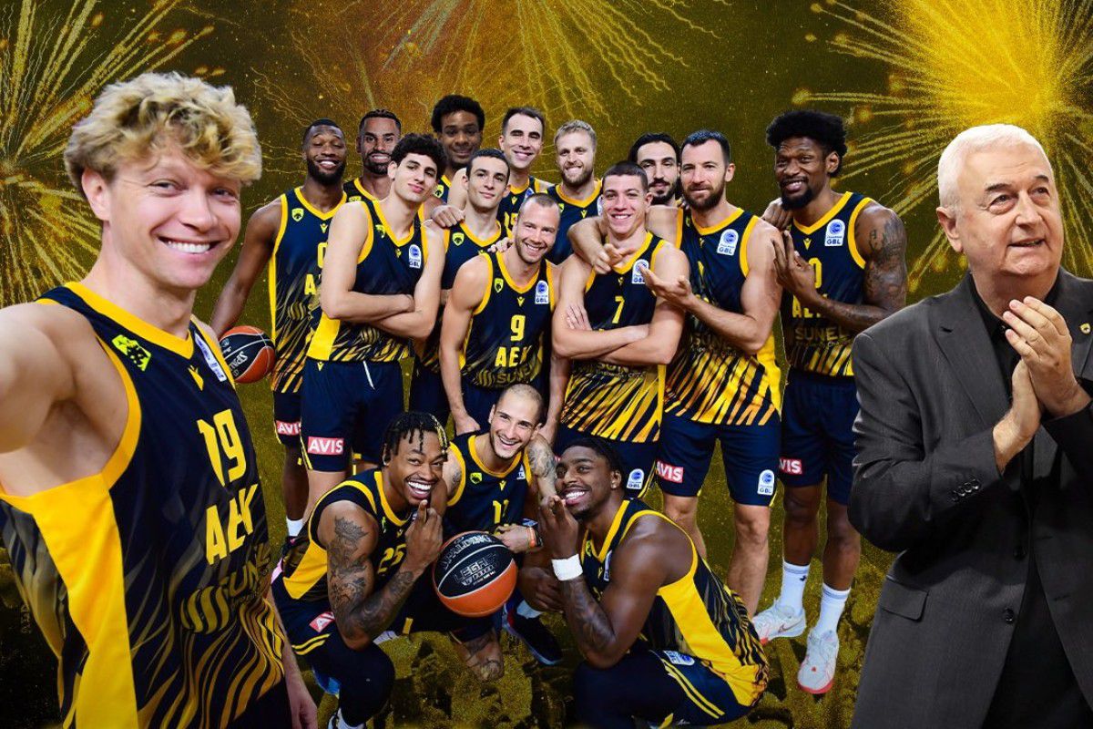 Οι ευχές της ΑΕΚ για ένα τροπαιοφόρο 2026