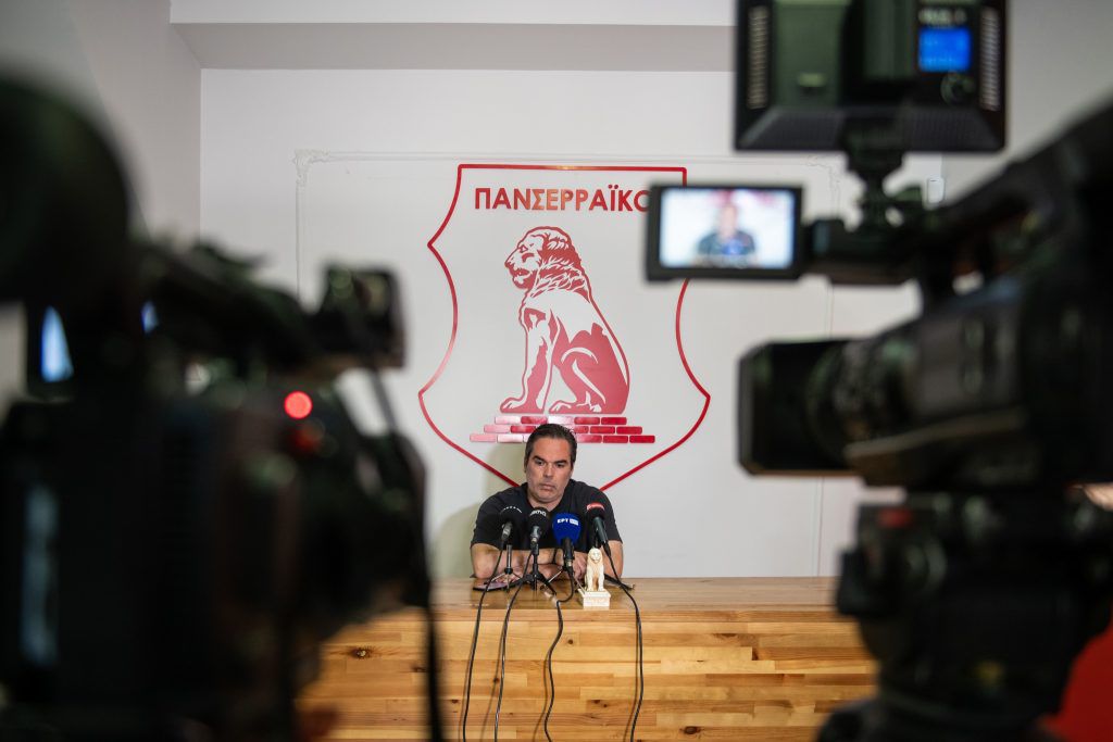 Ο πρόεδρος του Πανσερραϊκού, Τάσος Καζίας