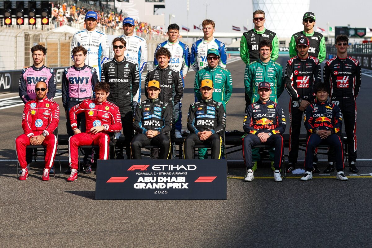 Η φωτογράφιση των οδηγών της Formula 1 στο Άμπου Ντάμπι