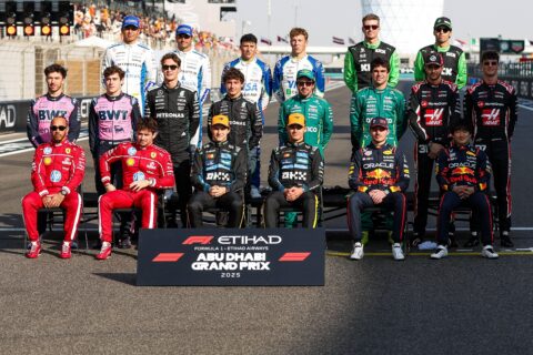 Η φωτογράφιση των οδηγών της Formula 1 στο Άμπου Ντάμπι
