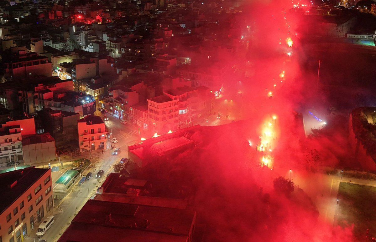 Το εντυπωσιακό pyro show για τα 100 χρόνια του ΟΦΗ (vid)