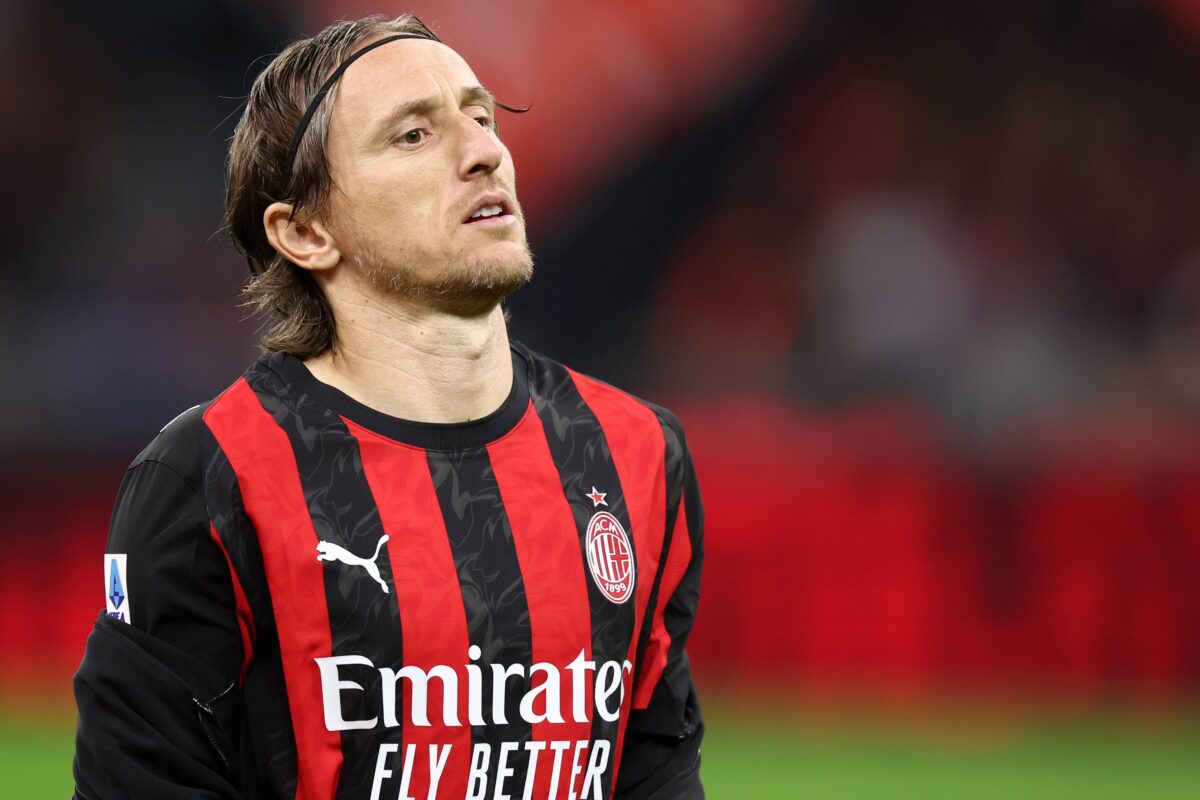 Λούκα Μόντριτς με τη φανέλα της Μίλαν