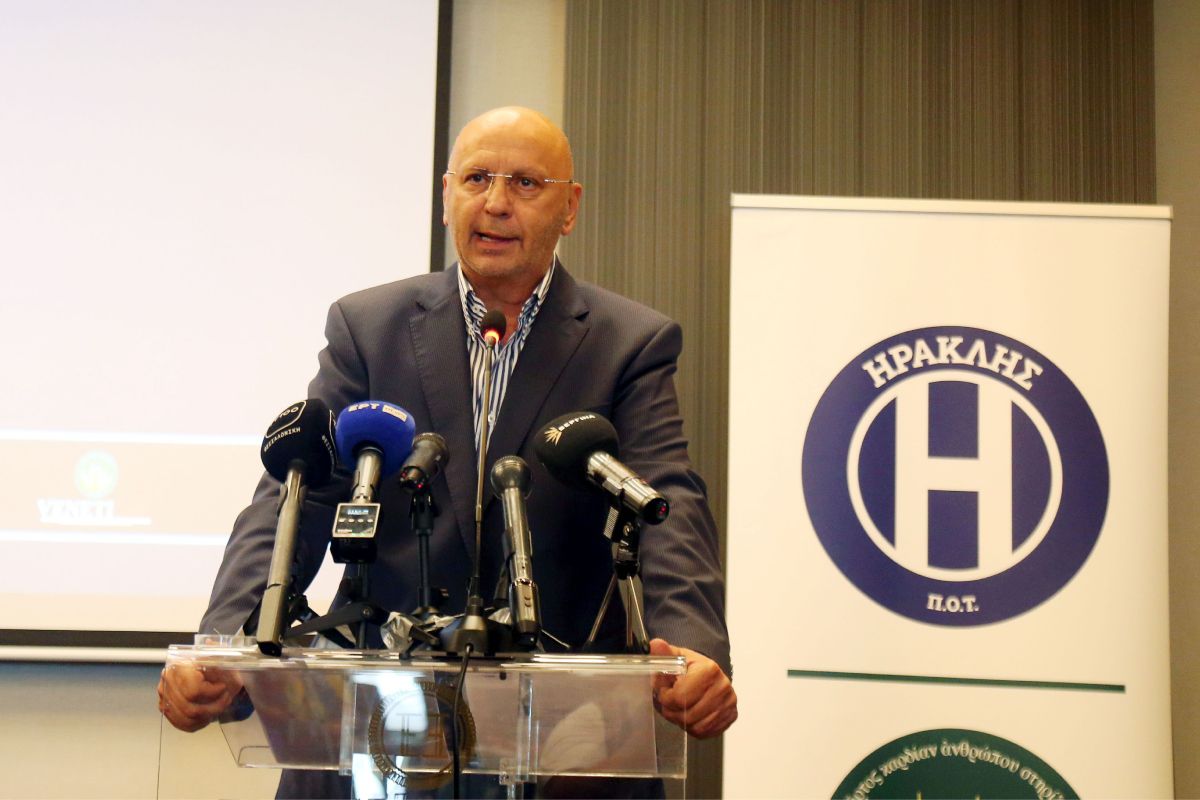 Το ευχαριστώ της ΠΑΕ Ηρακλής στον επιχειρηματία Βασίλη Ταρνανά