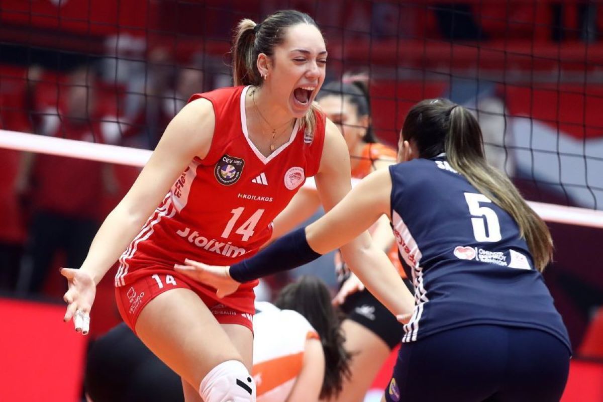 Ιστορική νίκη ο Ολυμπιακός στους ομίλους του CEV Champions League!