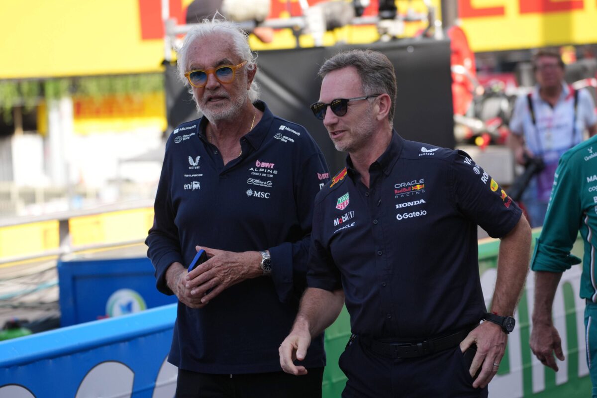 Φλάβιο Μπριατόρε και Κρίστιαν Χόρνερ