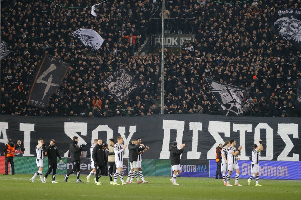 Αποθέωση για Λουτσέσκου στην Τούμπα πριν τη λήξη του ΠΑΟΚ – Μπέτις