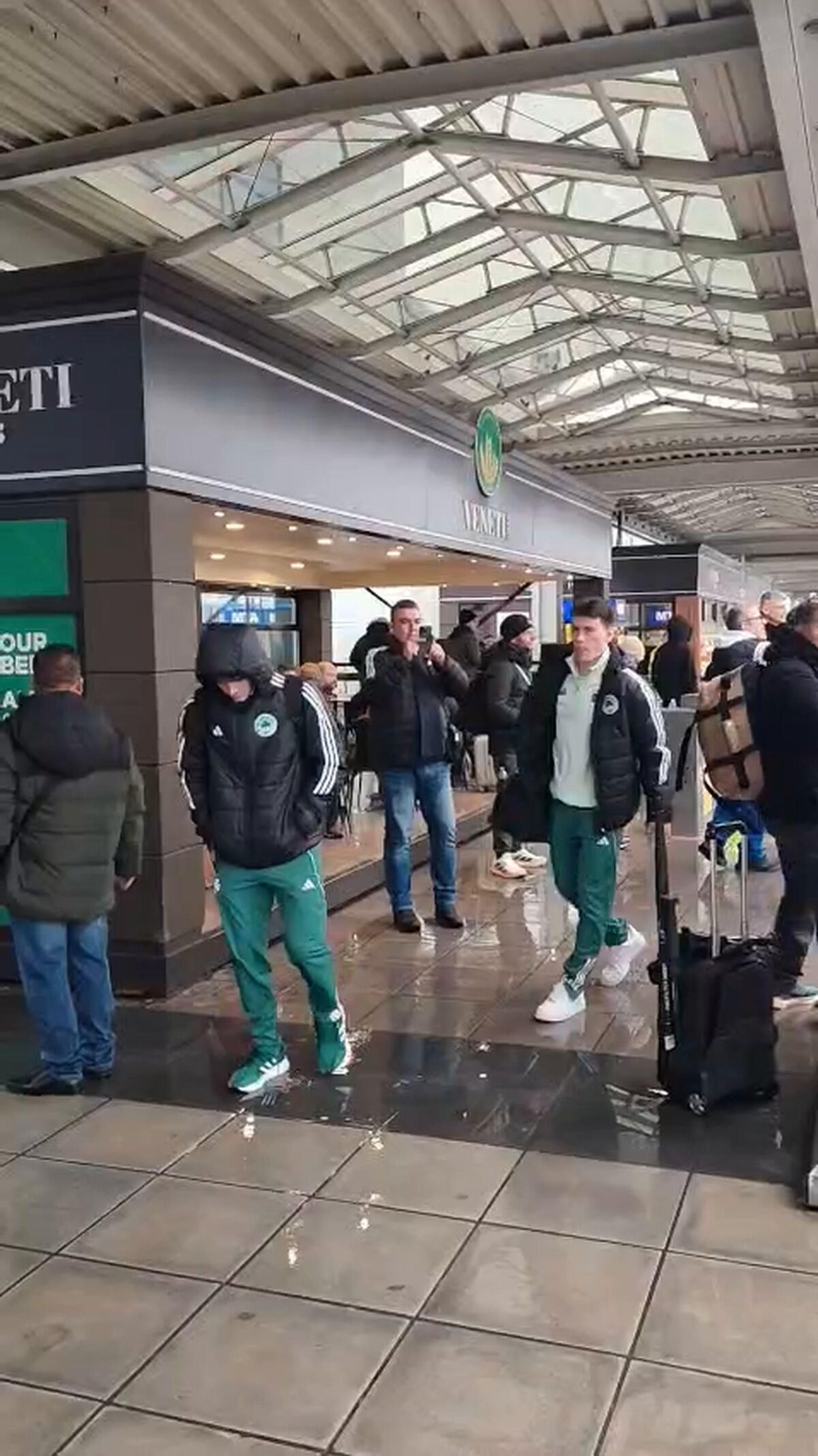 H αναχώρηση του Παναθηναϊκού