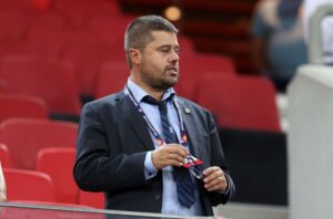 Ο πρόεδρος της ΕΠΟ, Μάκης Γκαγκάτσης