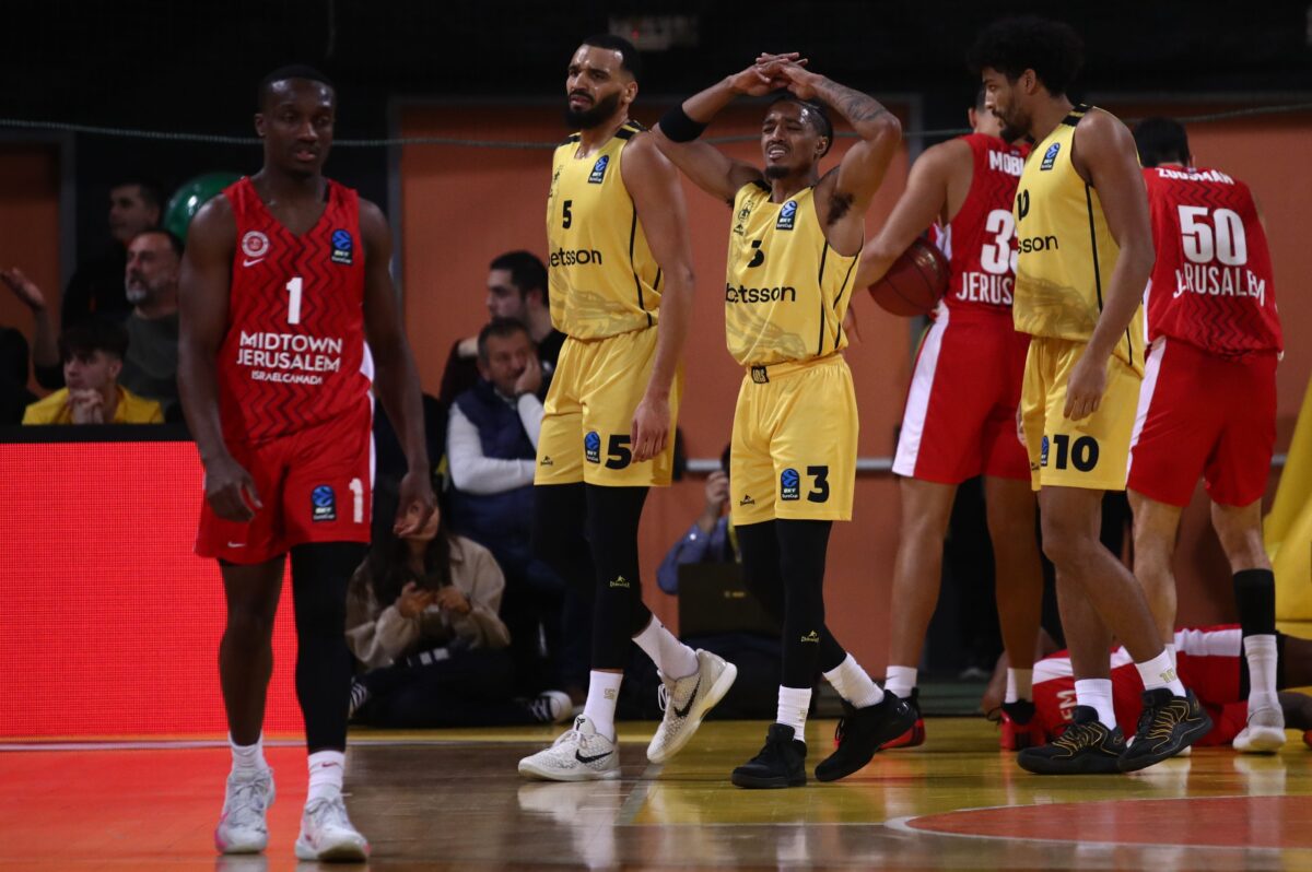 Η βαθμολογία στον όμιλο του Άρη στο EuroCup μετά την ήττα από την Χάποελ Ιερουσαλήμ