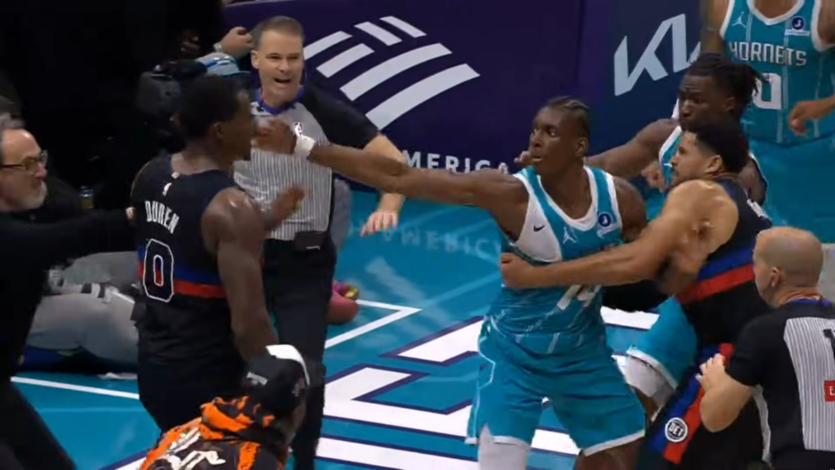 Τρομερό ξύλο στο Χόρνετς – Πίστονς: Από NBA σε… WWE και καρέ αποβολών! (vid)