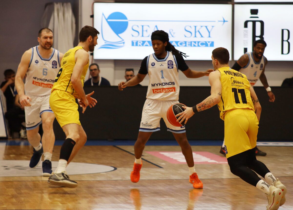 Τα highlights από την νίκη του Άρη Betsson επί της Μυκόνου Betsson