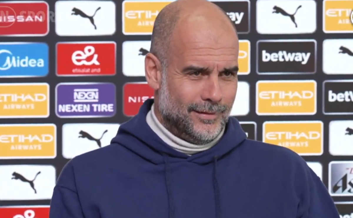 Ο προπονητής της Μάντσεστερ Σίτι, Πεπ Γκουαρδιόλα