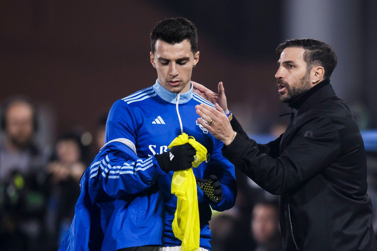 Ο Τάσος Δουβίκας με τον Σεσκ Φάμπρεγας