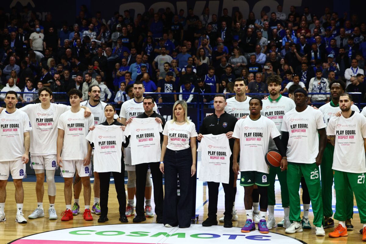 Ηρακλής και Παναθηναϊκός AKTOR έστειλαν μήνυμα ισότητας για την Παγκόσμια Ημέρα Γυναίκας (pics)