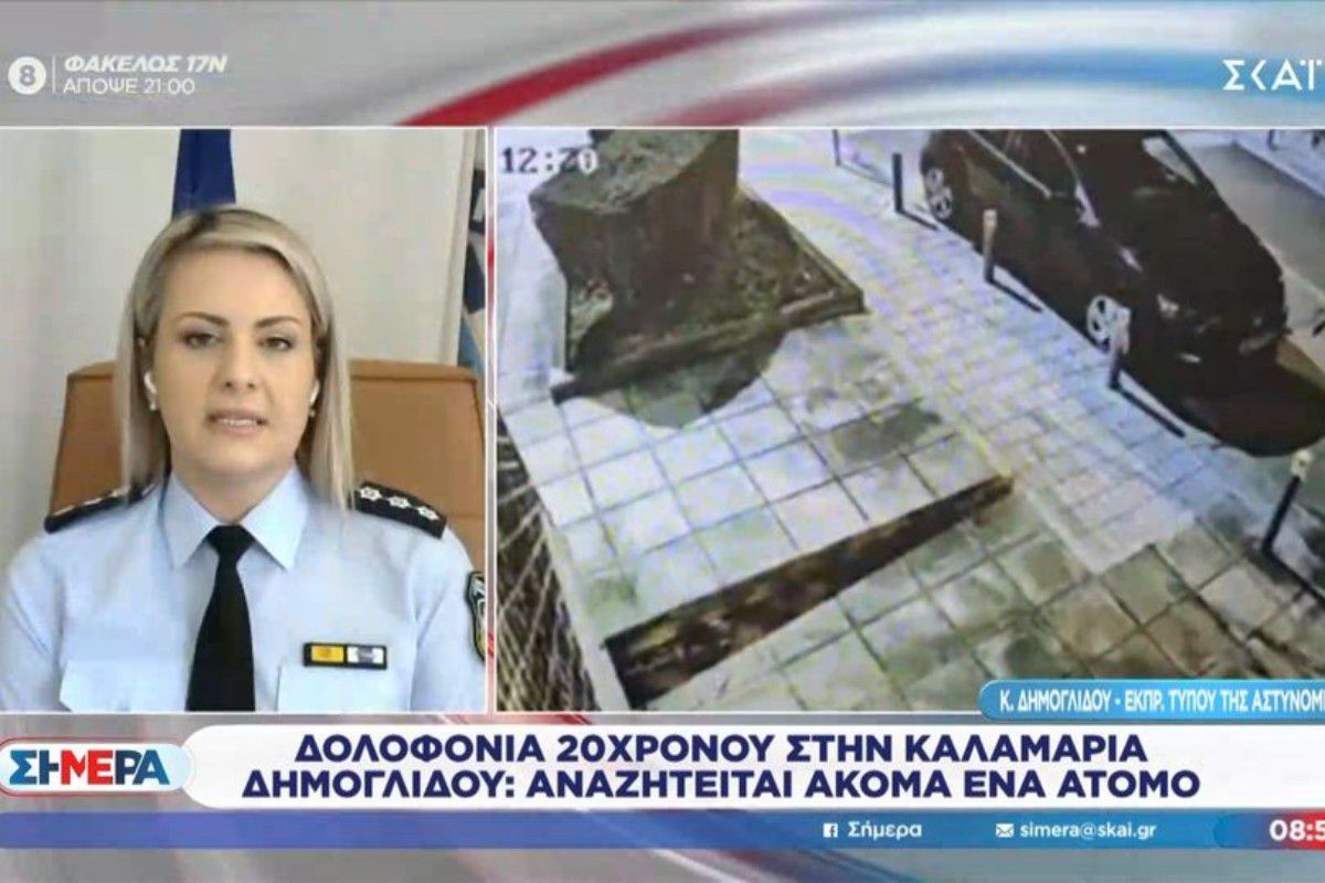 Δημογλίδου για τη δολοφονία του 20χρονου: «Αναζητείται ακόμα ένα άτομο, άγνωστη η αιτία της επίθεσης»