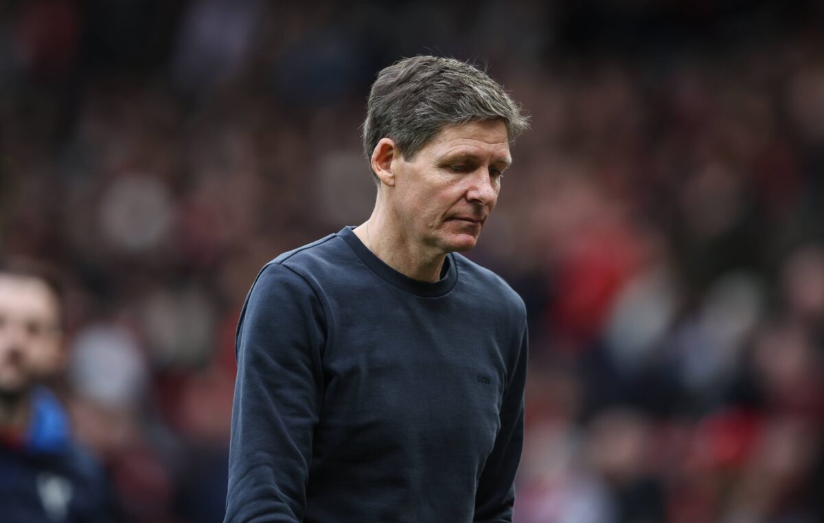 Ο προπονητής της Κρίσταλ Πάλας, Όλιβερ Γκλάσνερ