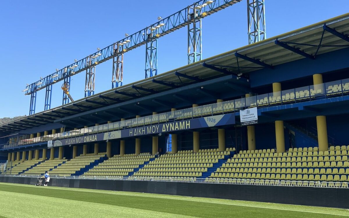 Ανοίγει η μικρή εξέδρα στο γήπεδο του Παναιτωλικού και τοποθετείται άγαλμα του Τίτορμου
