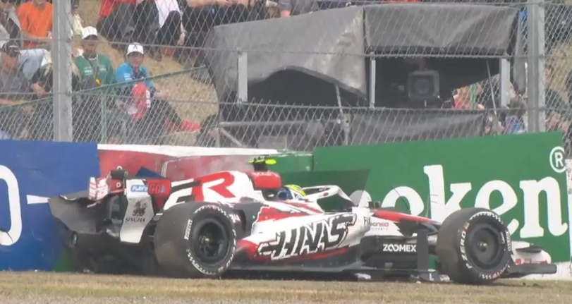 Σύγκρουση Όλιβερ Μπέρμαν στο GP της Ιαπωνίας