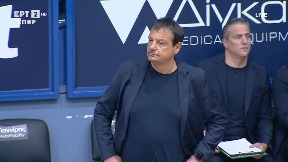 Το κενό βλέμμα του Εργκίν Αταμάν μετά το buzzer beater του Ηρακλή