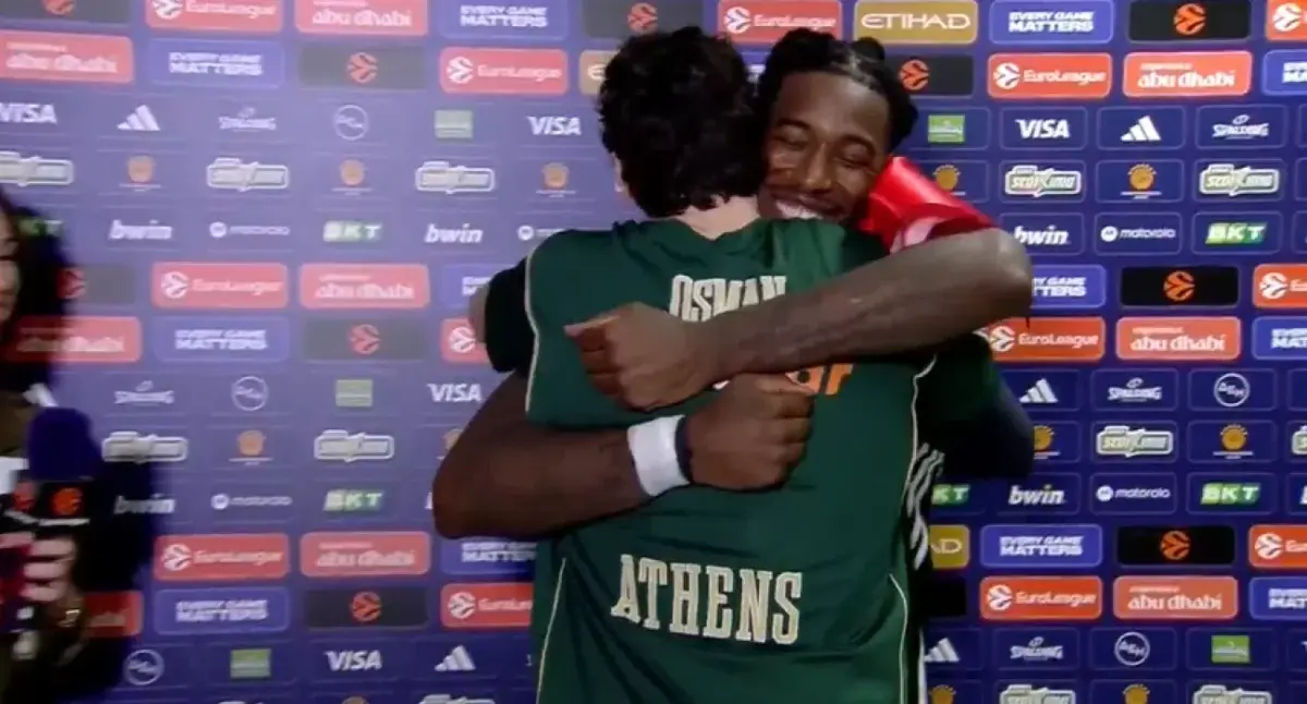 Η αγκαλιά Οσμάν – Λεσόρ στο flash interview (vid)