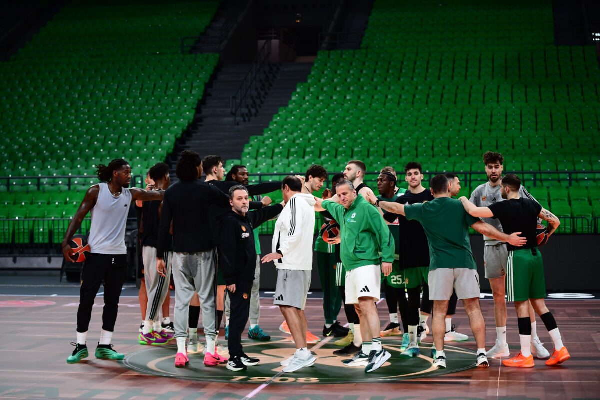 Στο ΣΕΦ για προπόνηση το πρωί της Παρασκευής ο Παναθηναϊκός