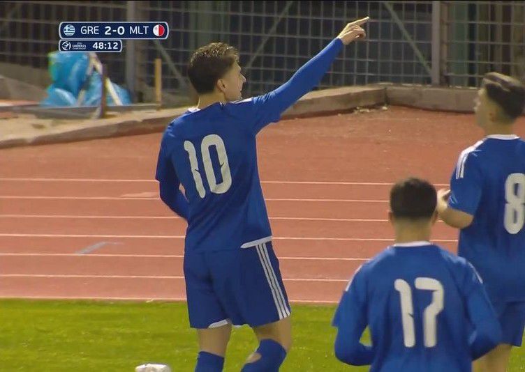 Υπέροχο σουτ του Καλοσκάμη και 3-0 για την Εθνική Ελπίδων κόντρα στη Μάλτα