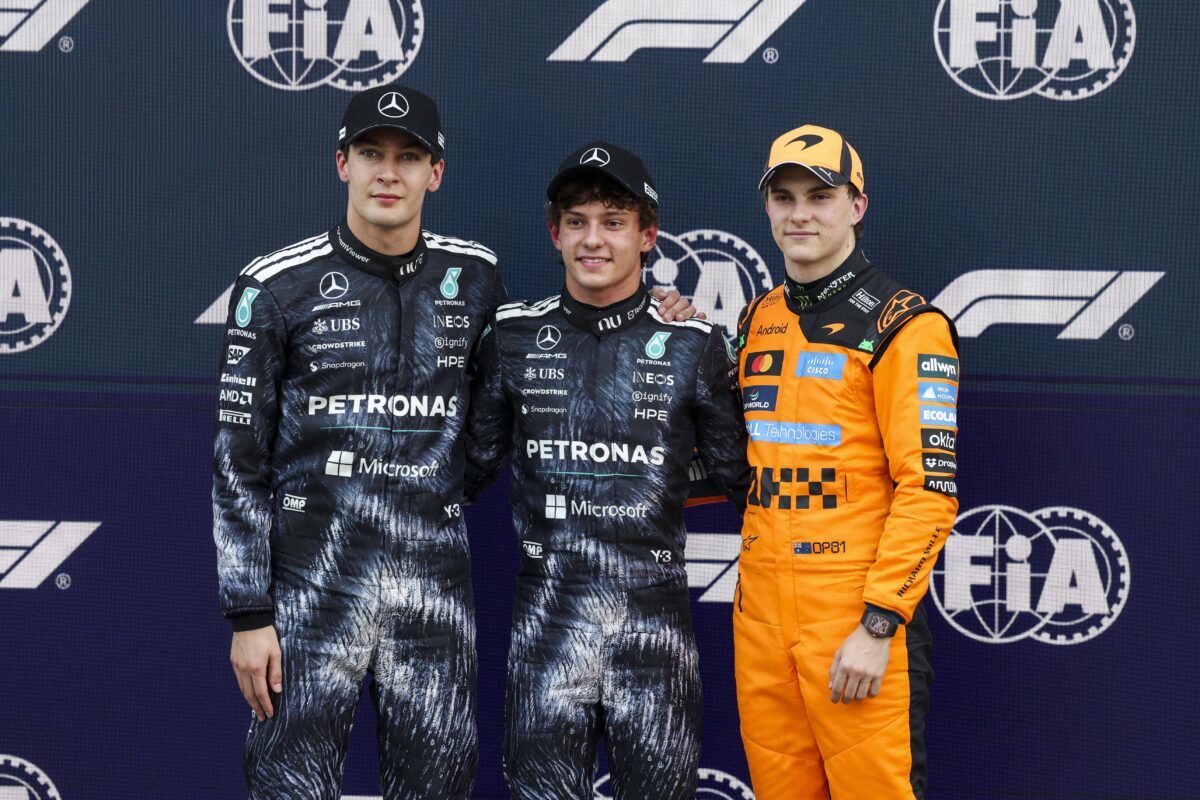 Τζορτζ Ράσελ, Κίμι Αντονέλι και Όσκαρ Πιάστρι