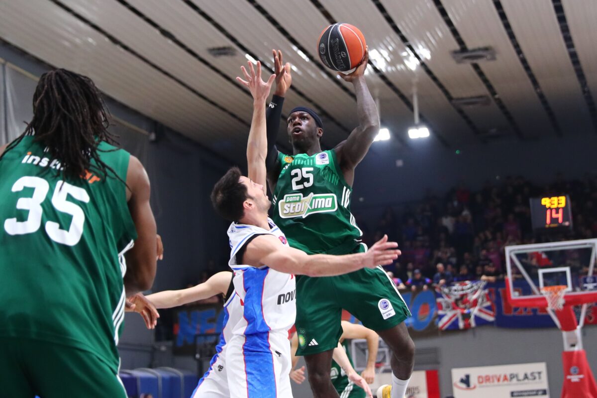 Με επιθετική πολυφωνία ο Παναθηναϊκός AKTOR επικράτησε άνετα του Πανιωνίου Cosmorama Travel στην Γλυφάδα