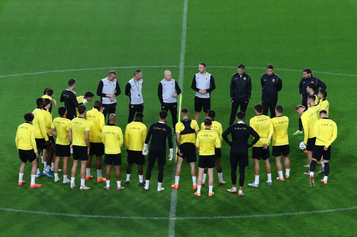 Νίκολιτς, προπόνηση ΑΕΚ