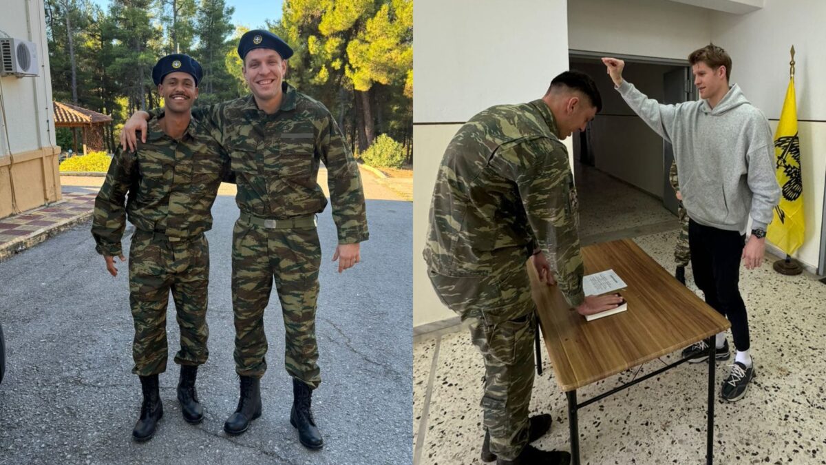 Απάντηση Ολυμπιακού με φαντάρους Ντόρσεϊ – Βεζένκοφ και ορκομωσία Ουόκαπ: «Περιμένουμε αντίστοιχη φωτογραφία του Δημήτρη Γιαννακόπουλου»