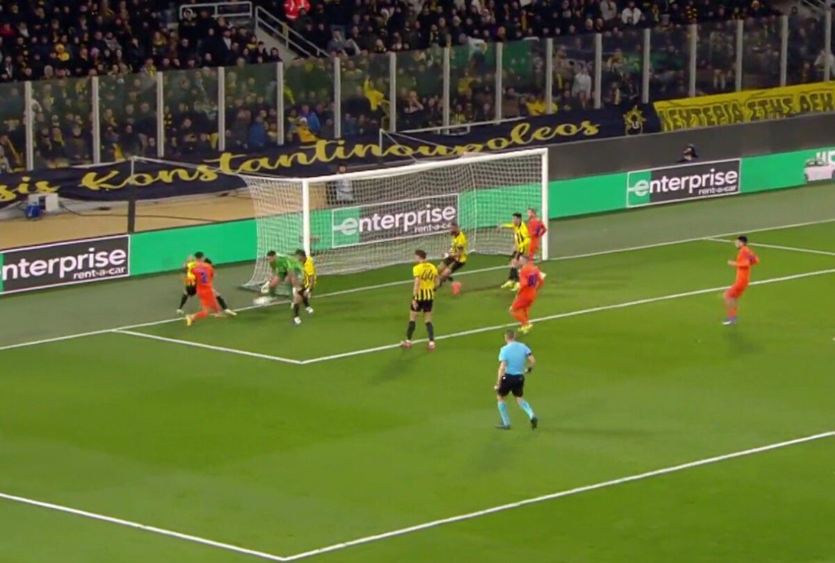 Και δεύτερο γκολ η Τσέλιε κόντρα στην ΑΕΚ με τον Βάντσας