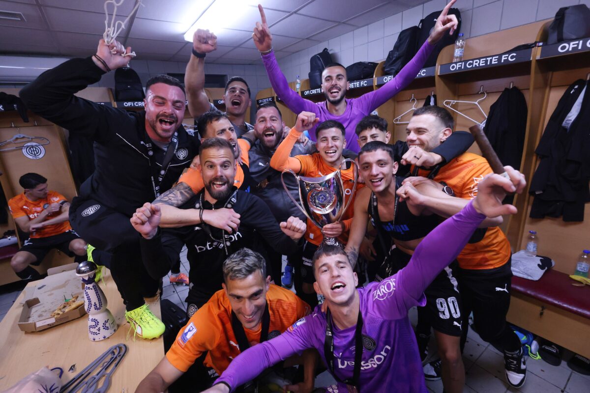 Τι συνέβη στα αποδυτήρια του ΟΦΗ μετά την κατάκτηση του Κυπέλλου (vid)