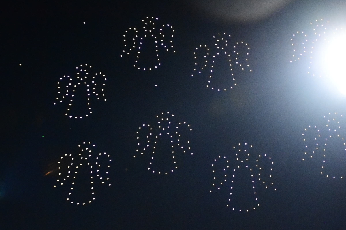 Το εντυπωσιακό και συγκινητικό drone show στο ημίχρονο του ΟΦΗ-ΠΑΟΚ (vid, pics)