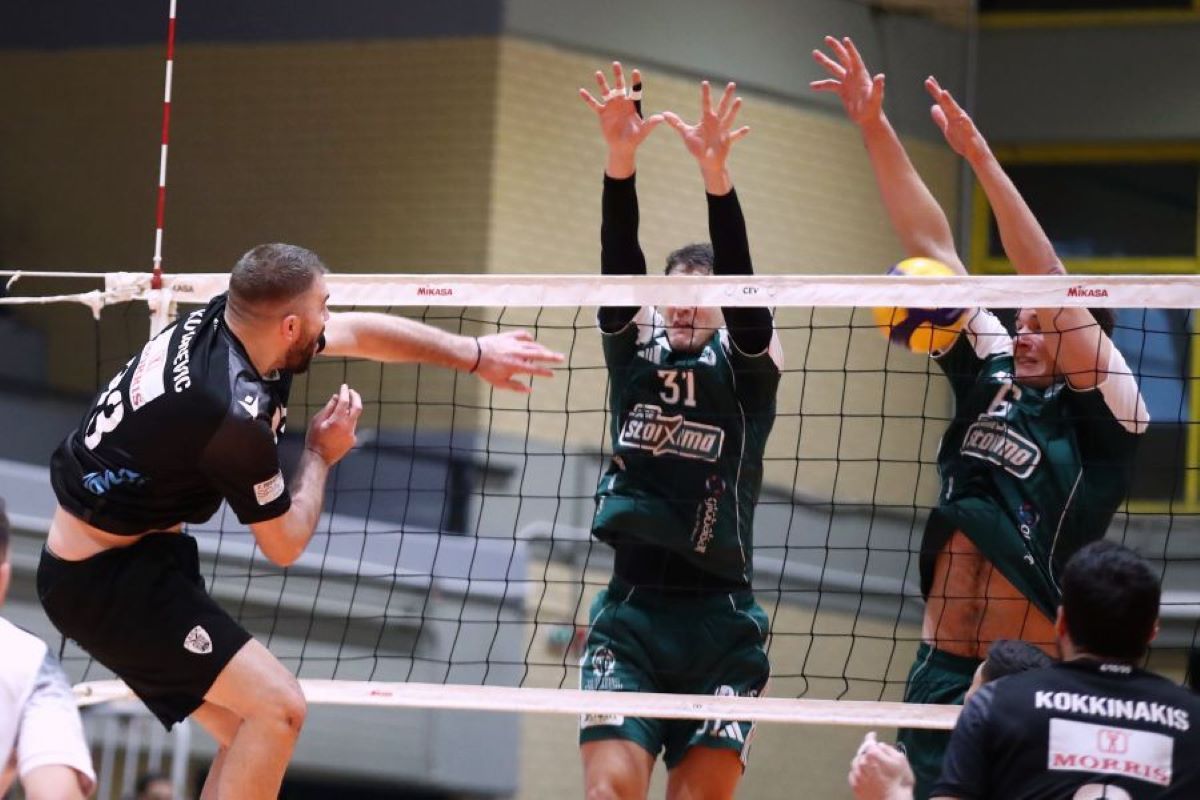 Παναθηναϊκός – ΠΑΟΚ: Πότε είναι ο πρώτοι δύο τελικοί της Volley League