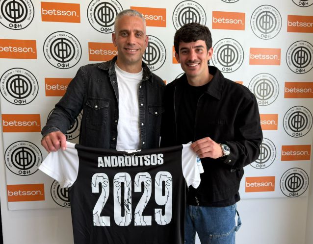 Ανδρούτσος μετά την ανανέωσή του με τον ΟΦΗ: «Θα δίνω πάντα το 100%» (vid)