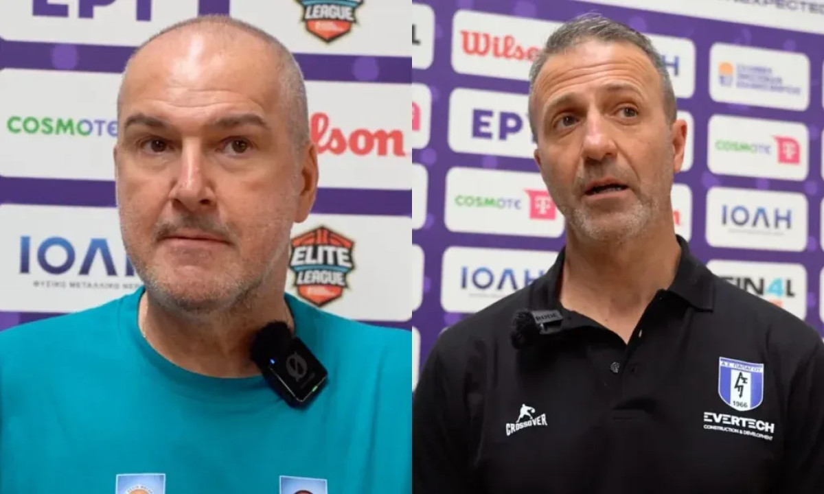 Μεγαρίδα-Παπάγος: Οι δηλώσεις πριν από τον 1ο ημιτελικό του Final-4 της Elite League