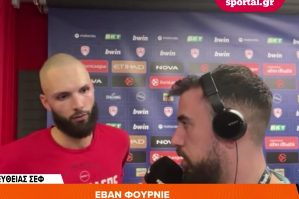 Ο Εβάν Φουρνιέ αποθέωσε τον Κόρι Τζόσεφ στην κάμερα του Sportal (vid)