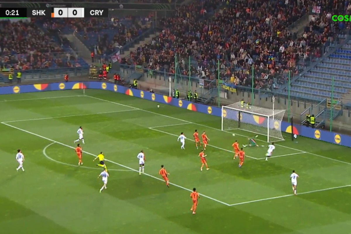 Η Κρίσταλ Πάλας άνοιξε το σκορ κόντρα στη Σαχτάρ στα 21 δευτερόλεπτα