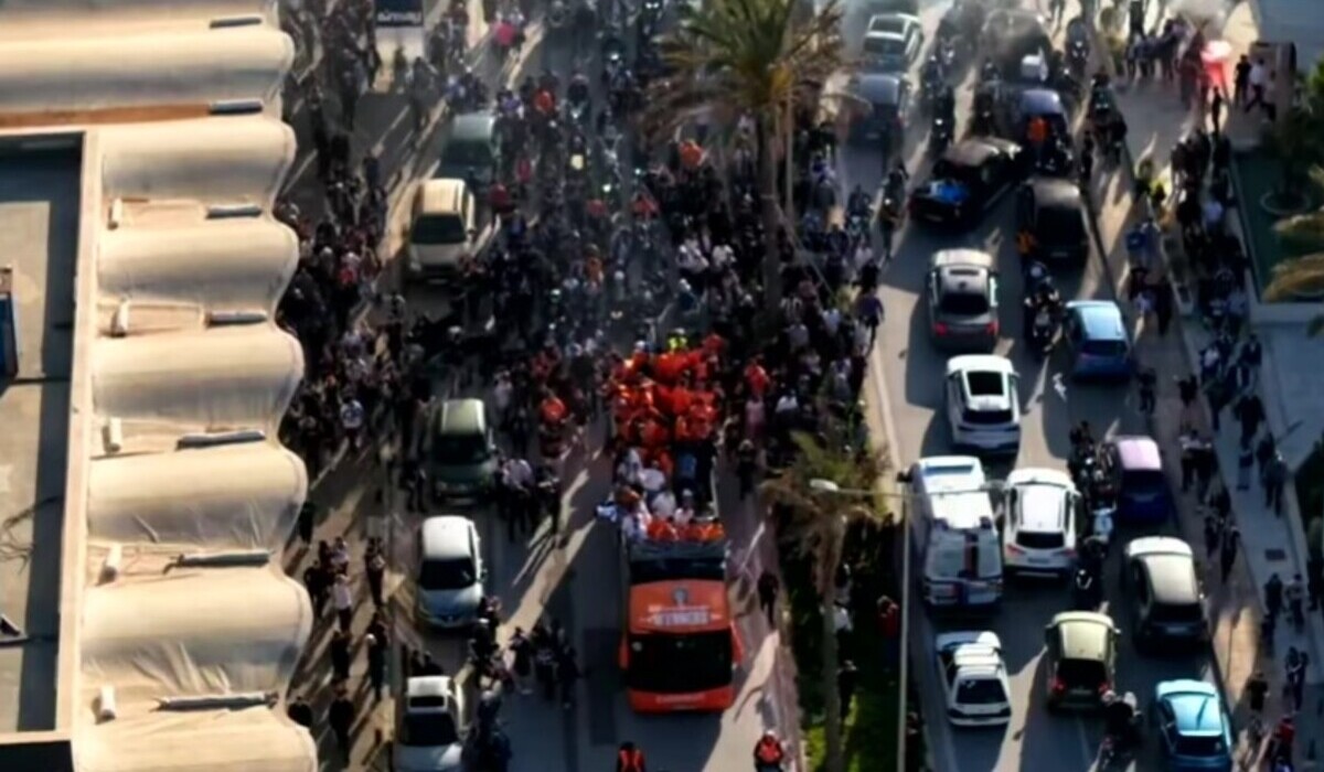 «Κοκκίνισε» το Google Maps στο Ηράκλειο: Έφραξε η πόλη από τους οπαδούς του ΟΦΗ (pic)