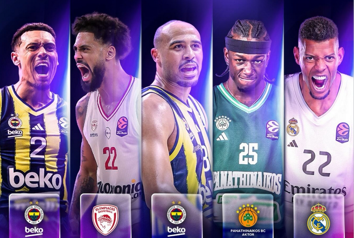 Με Ντόρσεϊ και Ναν η δεύτερη καλύτερη πεντάδα της EuroLeague