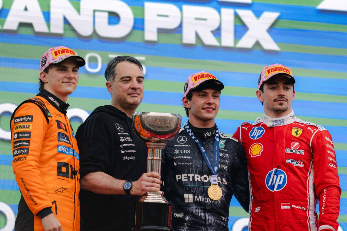 Όσκαρ Πιάστρι, Κίμι Αντονέλι και Σαρλ Λεκλέρ