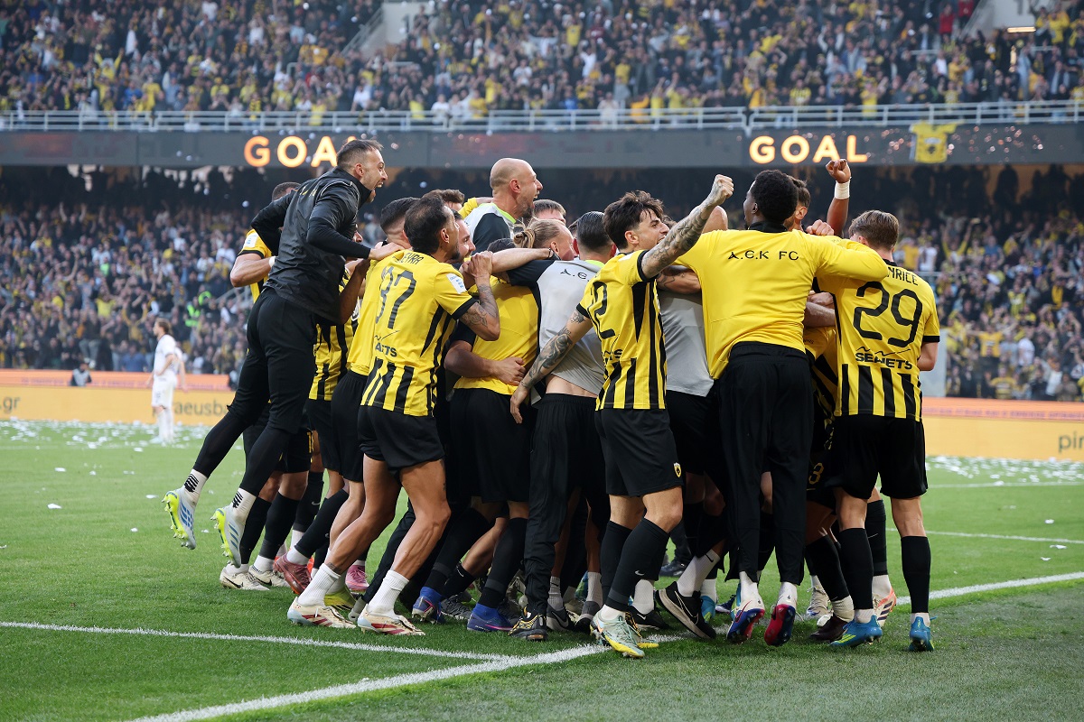 Η βαθμολογία των playoffs της Stoiximan Super League μετά το ΑΕΚ - ΠΑΟΚ 3-0