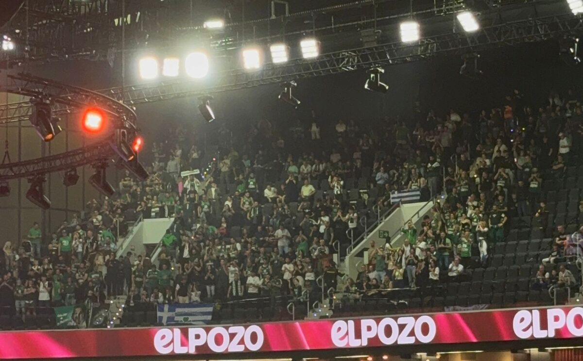 Με τον κόσμο του στο πλευρό του ο Παναθηναϊκός στη Roig Arena (vid)