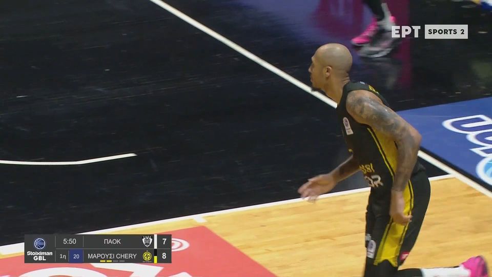 ΠΑΟΚ – Μαρούσι | Ο Ρέινολντς αρχίζει δυναμικά με συνεχόμενους πόντους