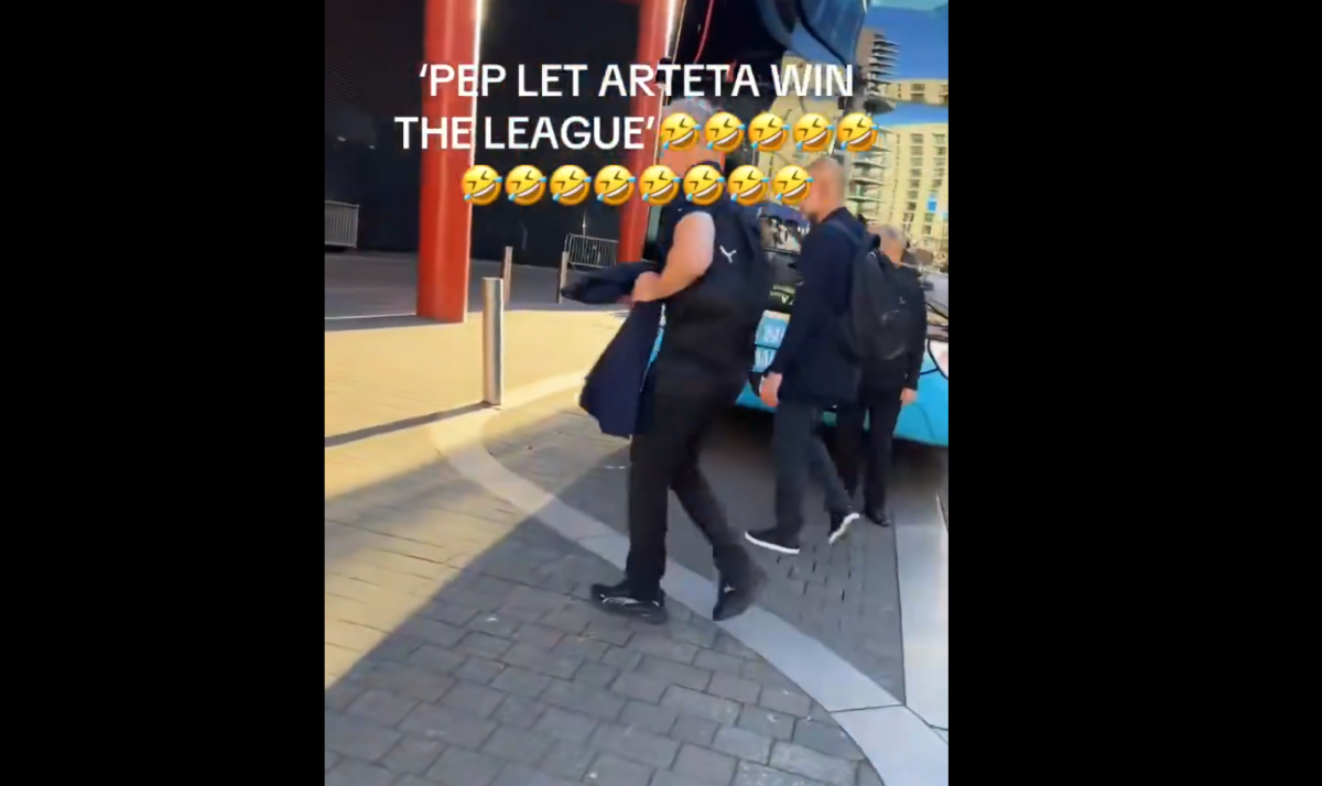 Απίθανη ατάκα από οπαδό της Σίτι: «Πεπ άσε τον Αρτέτα να πάρει πρωτάθλημα» (vid)